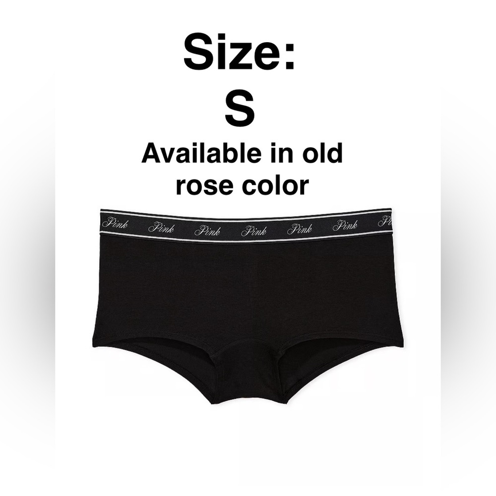 Victoria’s Secret PINK
LOGO BOYSHORT PANTY - NEW